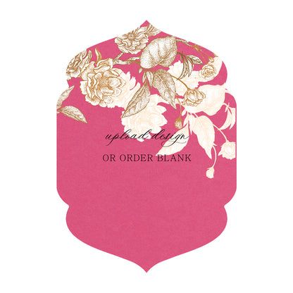 Custom Wedding Prints on Diecut Shaped Cardstock | Shape P5