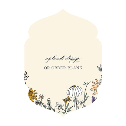 Custom Wedding Prints on Diecut Shaped Cardstock | Shape P5