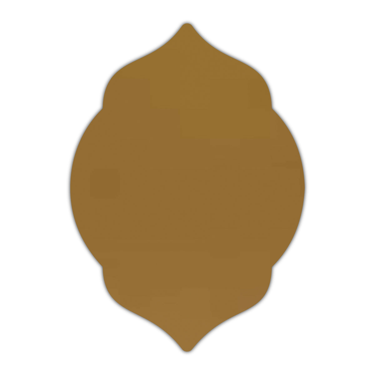 CMYK Print on Shimmer Antique Gold Cardstock | Shape P5 | 4.25" x 5.5"