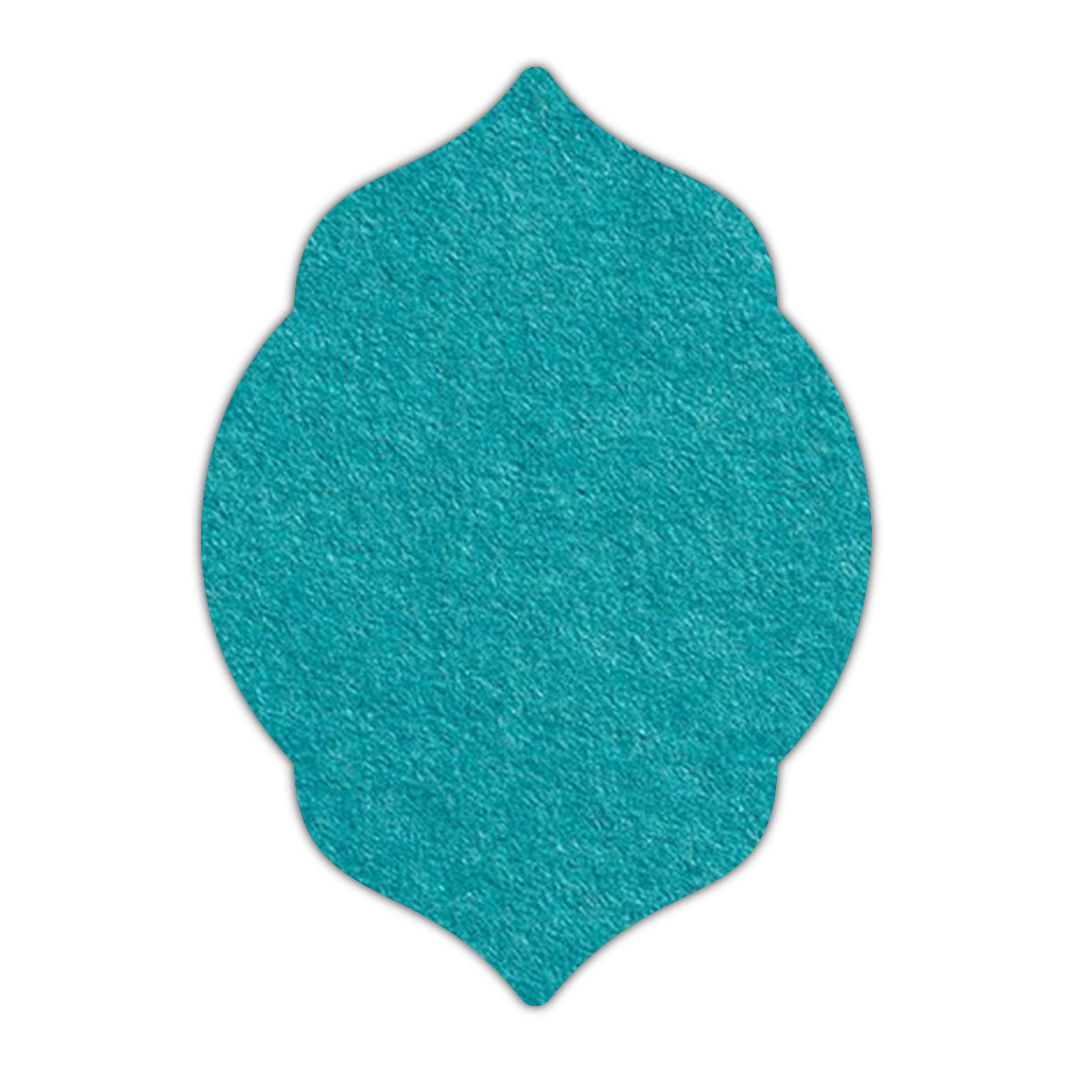 CMYK Print on Aqua Blue Cardstock | Shape P5 | 4.25" x 5.5"