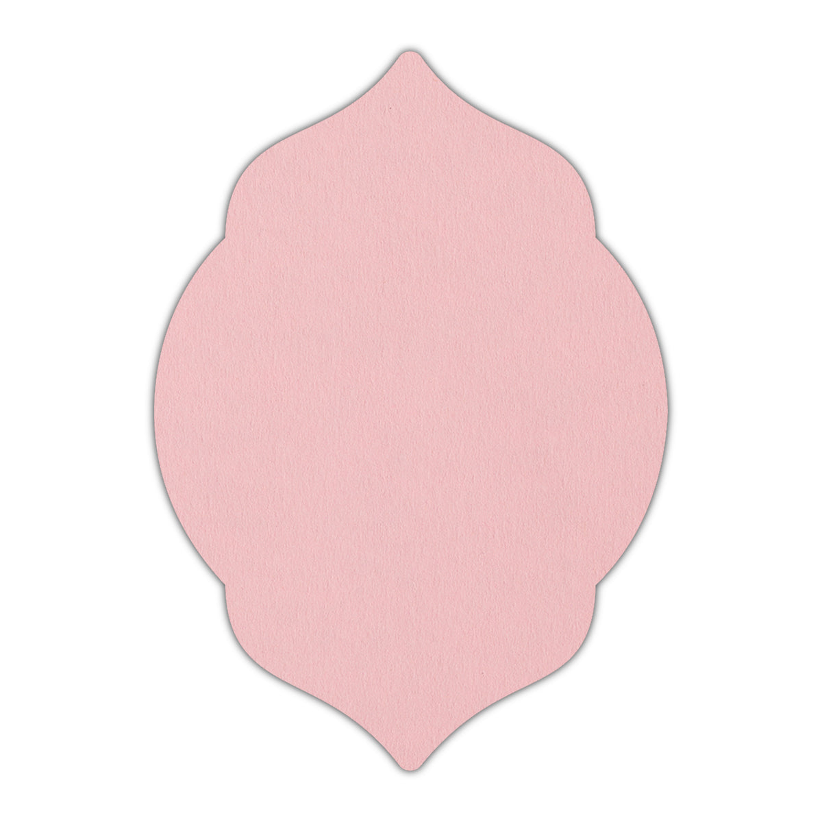 CMYK Print on Candy Pink Cardstock | Shape P5 | 3" x 4"