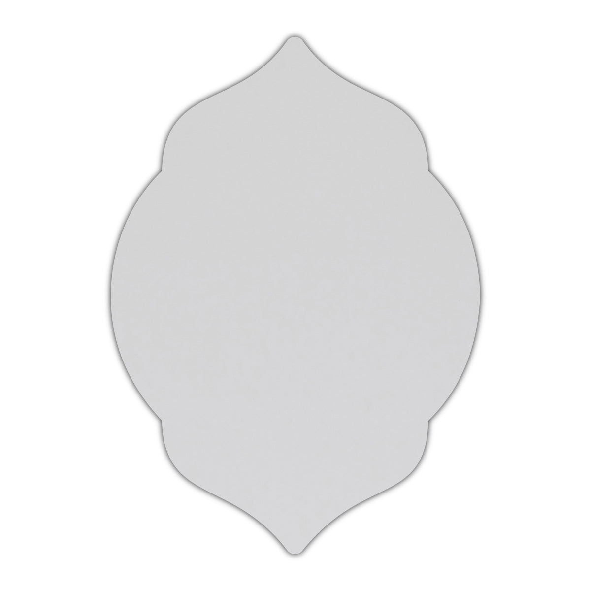 CMYK Print on Shimmer Crystal Cardstock | Shape P5 | 2" x 3"