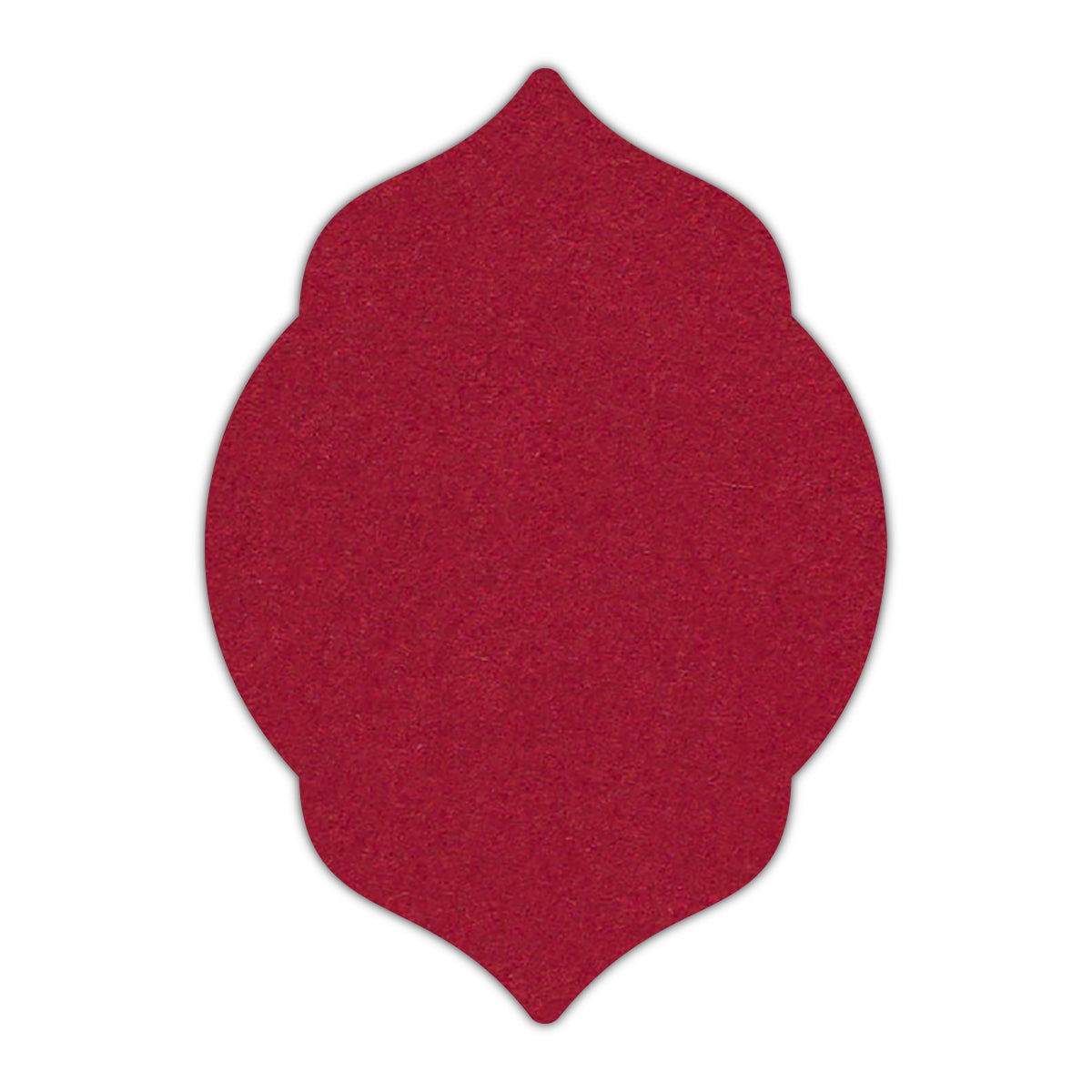 CMYK Print on Guardsman Red Cardstock | Shape P5 | 4.25" x 5.5"