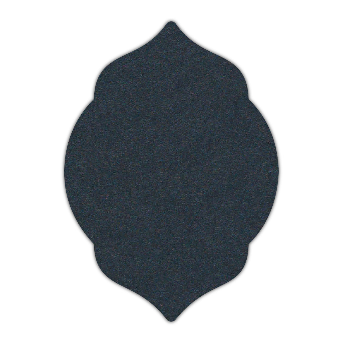 CMYK Print on Navy Blue Cardstock | Shape P5 | 3.5" x 5"