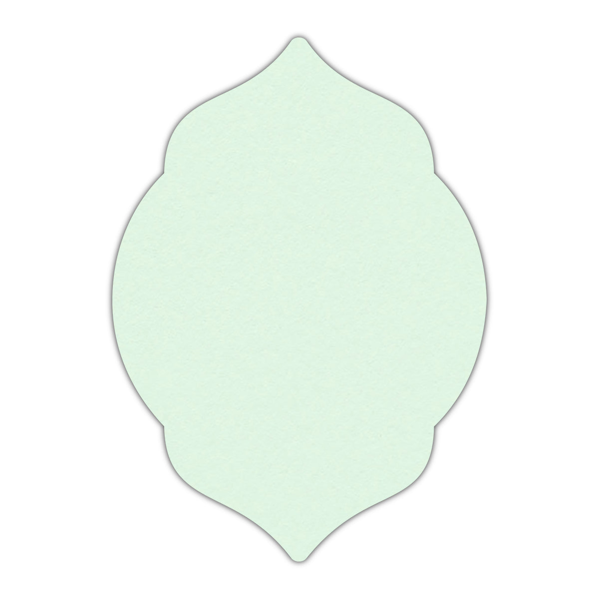 CMYK Print on Pastel Green Cardstock | Shape P5 | 8" x 10"
