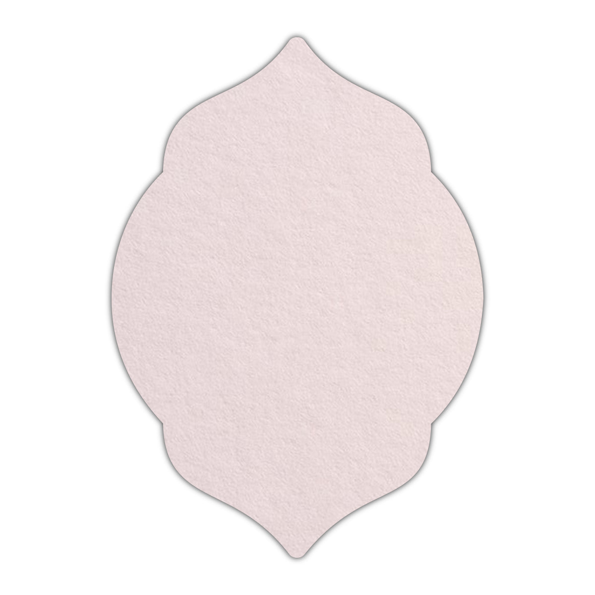 CMYK Print on Powder Pink Cardstock | Shape P5 | 5" x 8"