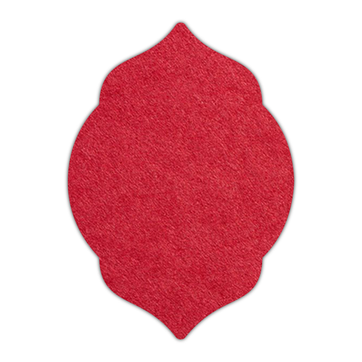 CMYK Print on Scarlet Red Cardstock | Shape P5 | 4.25" x 5.5"