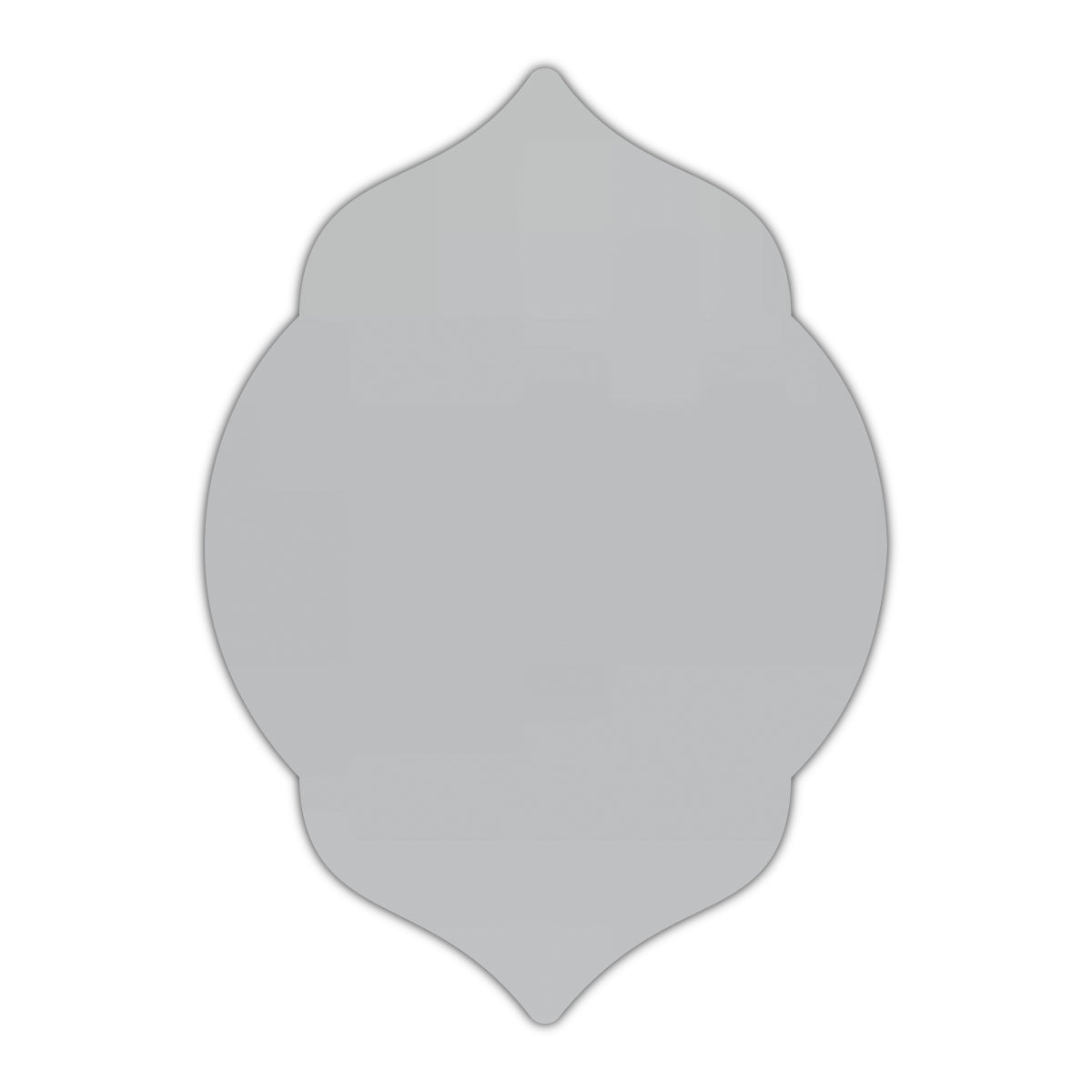 CMYK Print on Shimmer Silver Cardstock | Shape P5 | 5" x 7"