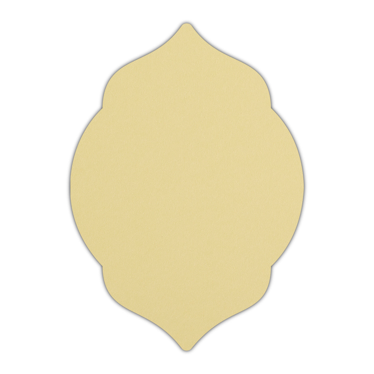 CMYK Print on Sorbet Yellow Cardstock | Shape P5 | 5.5" x 8.5"