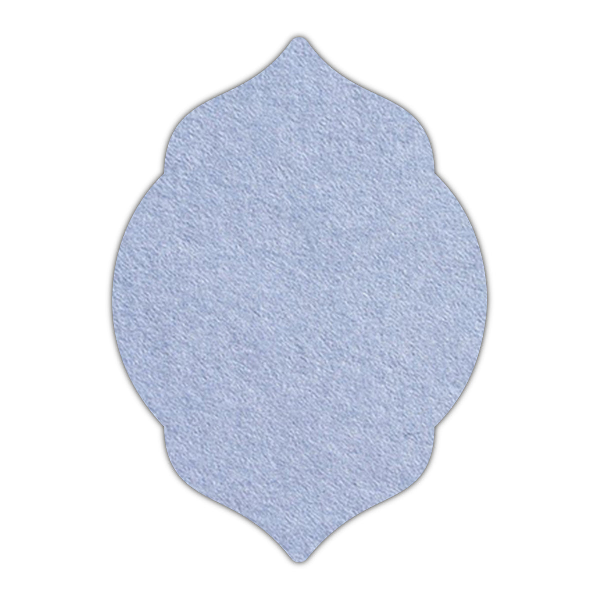 CMYK Print on Storm Cloud Cardstock | Shape P5 | 2" x 3"