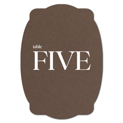 Individually Personalized Wedding Prints on Diecut Cardstock - Shape P64