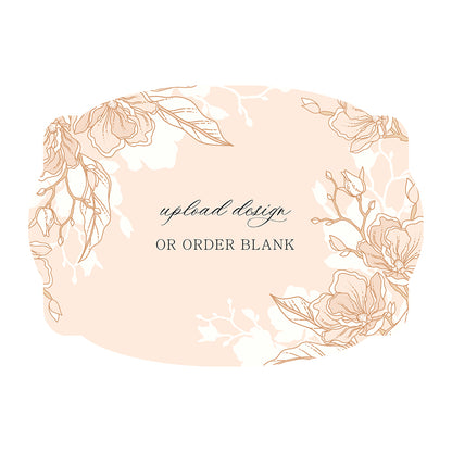 Custom Wedding Prints on Diecut Shaped Cardstock | Shape P64