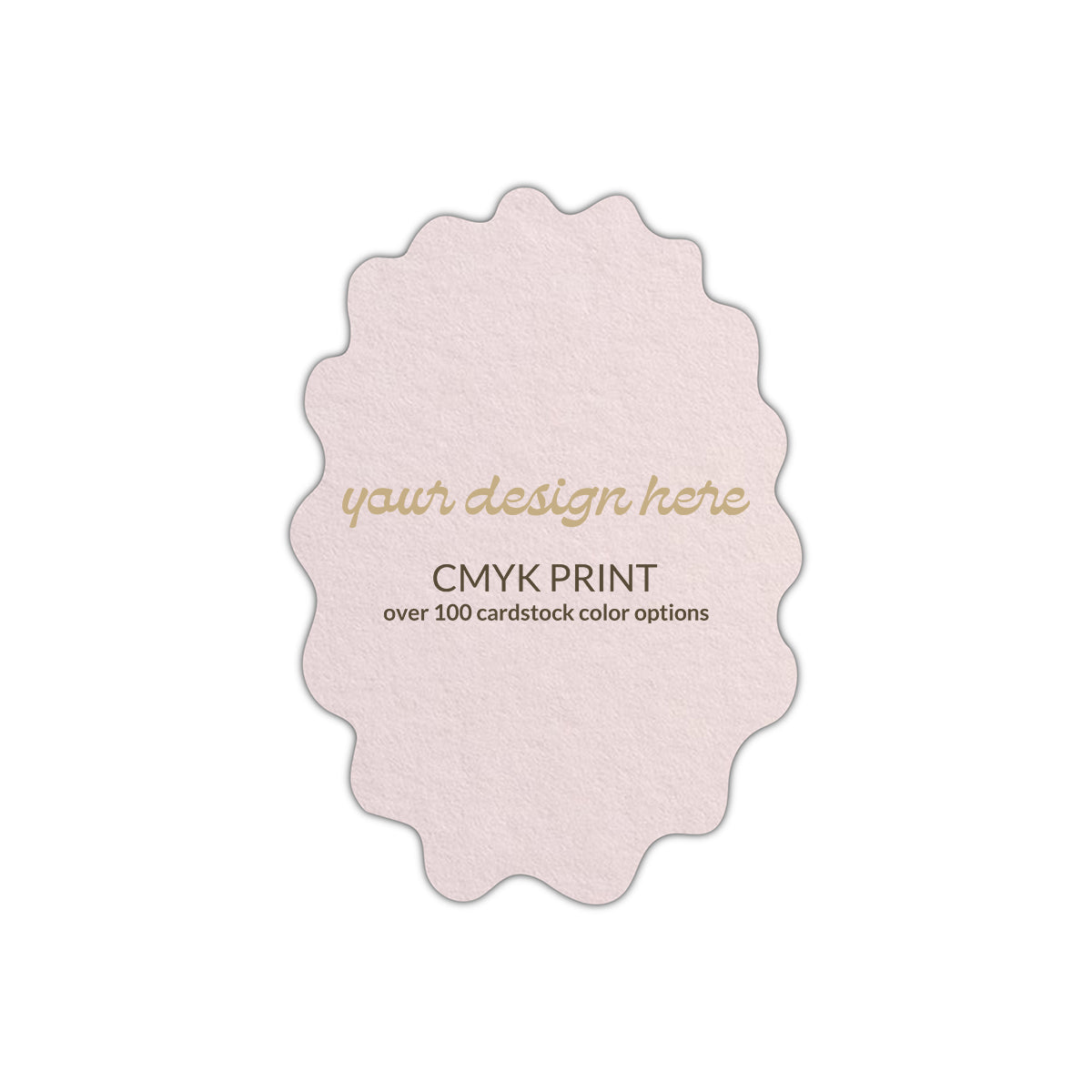 Shape P67 Diecut Card | CMYK Print | 5.5" x 8.5"