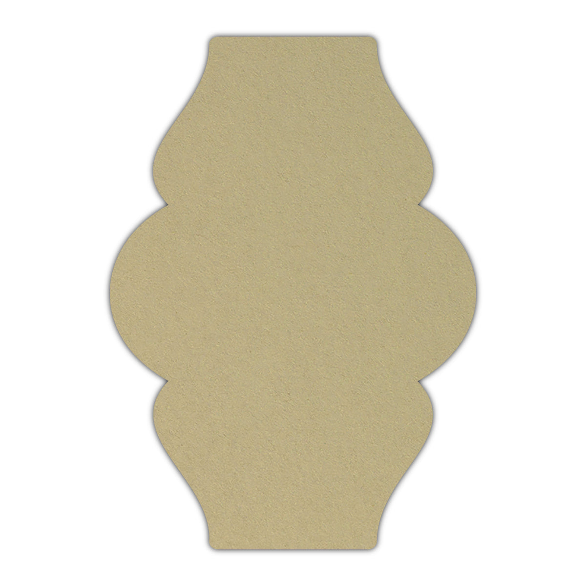 CMYK Print on Shimmer Champagne Cardstock | Shape P6 | 11" x 17"