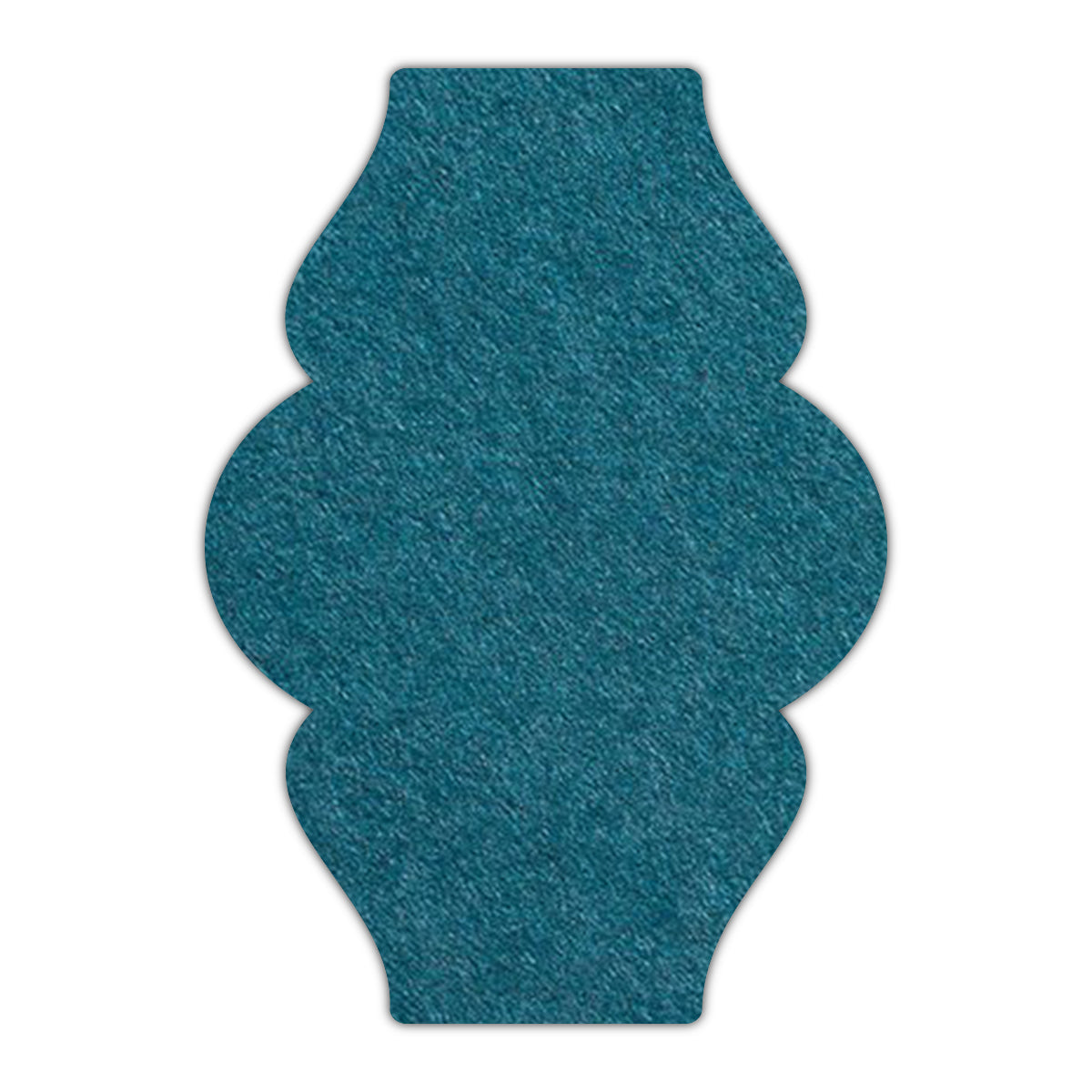 CMYK Print on Dark Teal Blue Cardstock | Shape P6 | 5.5" x 8.5"