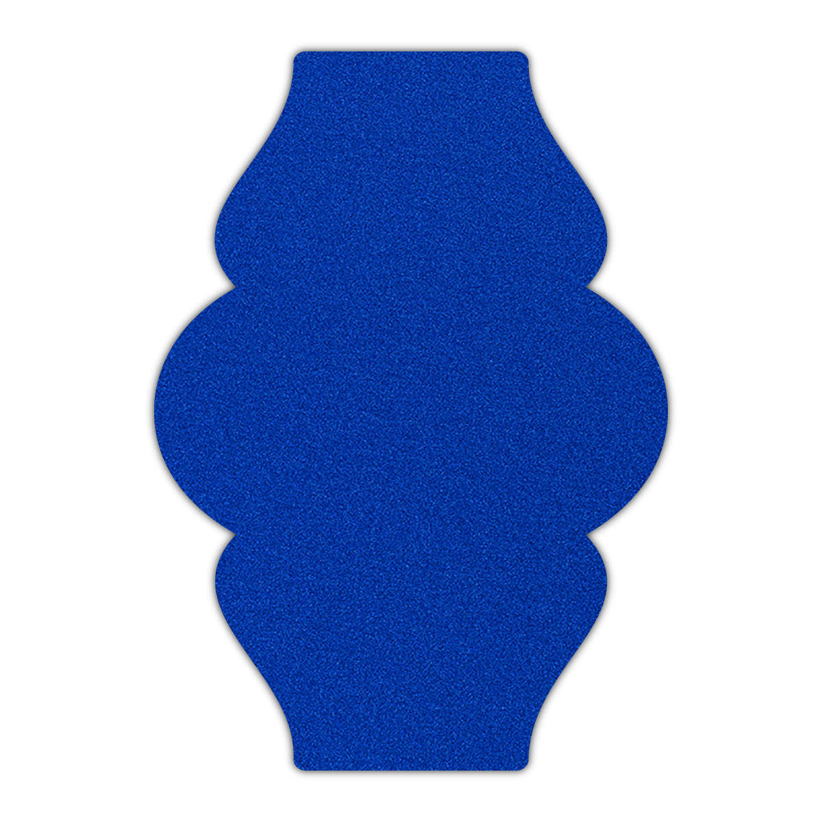 CMYK Print on Shimmer Electric Blue Cardstock | Shape P6 | 8.5" x 11"