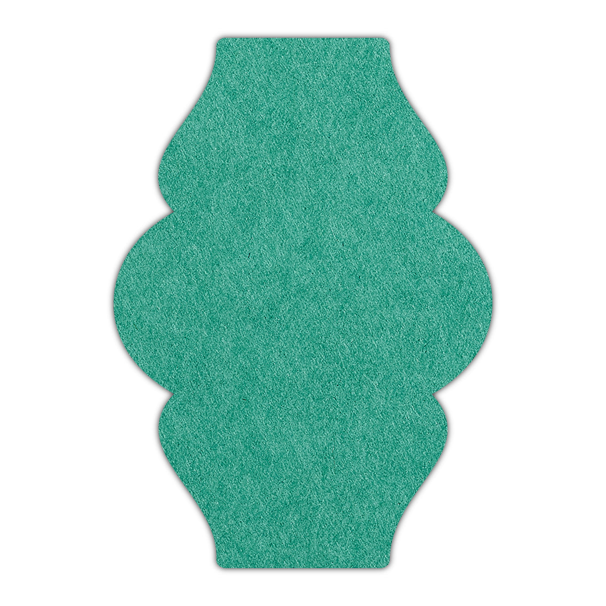 CMYK Print on Emerald Cardstock | Shape P6 | 5" x 8"