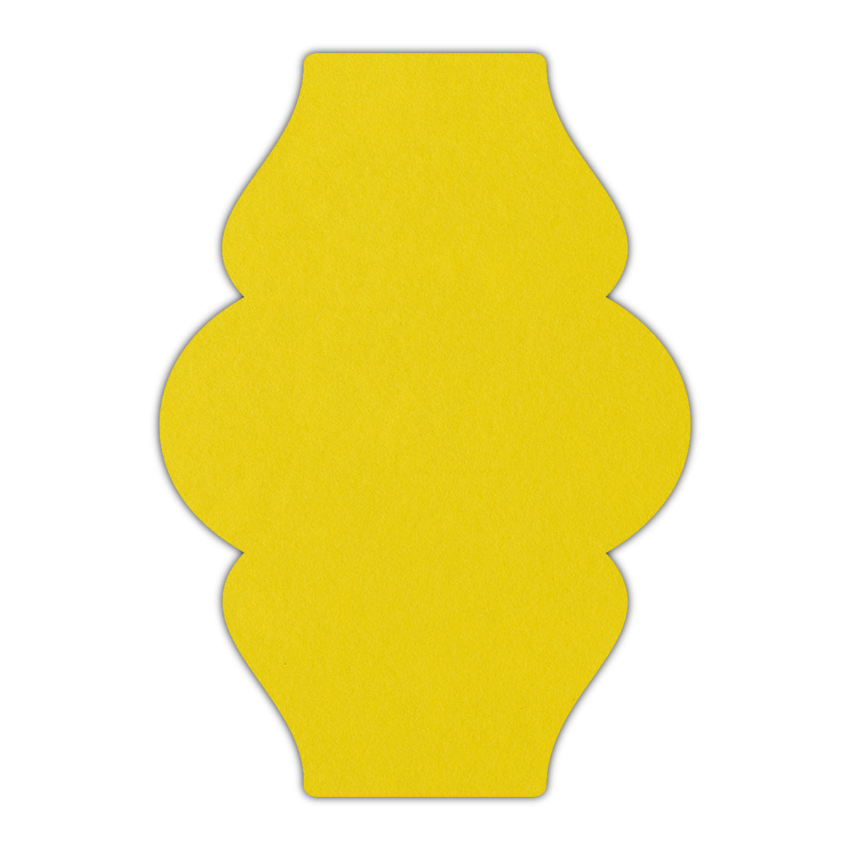CMYK Print on Factory Yellow Cardstock | Shape P6 | 3.5" x 5"