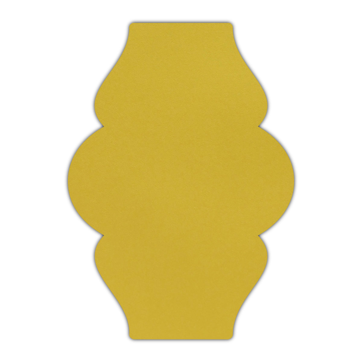 CMYK Print on Shimmer Fine Gold Cardstock | Shape P6 | 2" x 3.5"