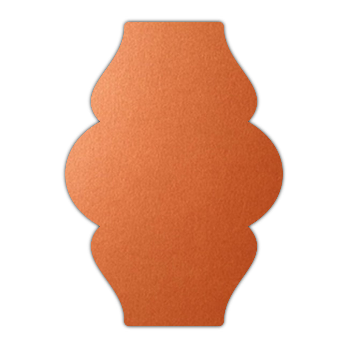 CMYK Print on Shimmer Flame Cardstock | Shape P6 | 2.5" x 3.5"