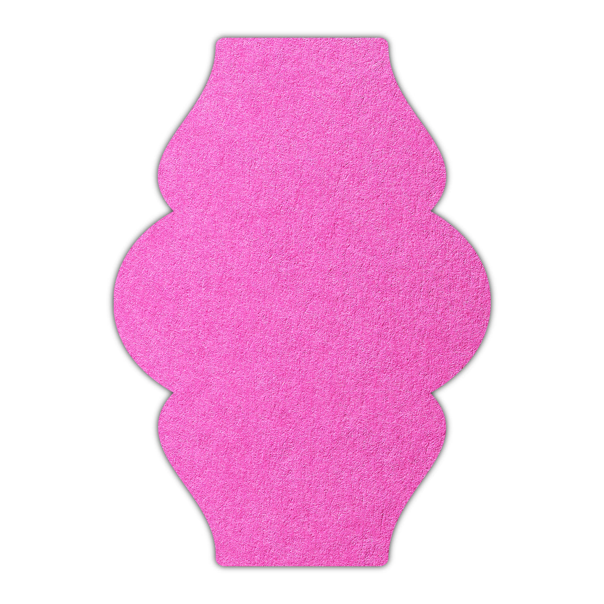 CMYK Print on Fuchsia Pink Cardstock | Shape P6 | 6" x 9"