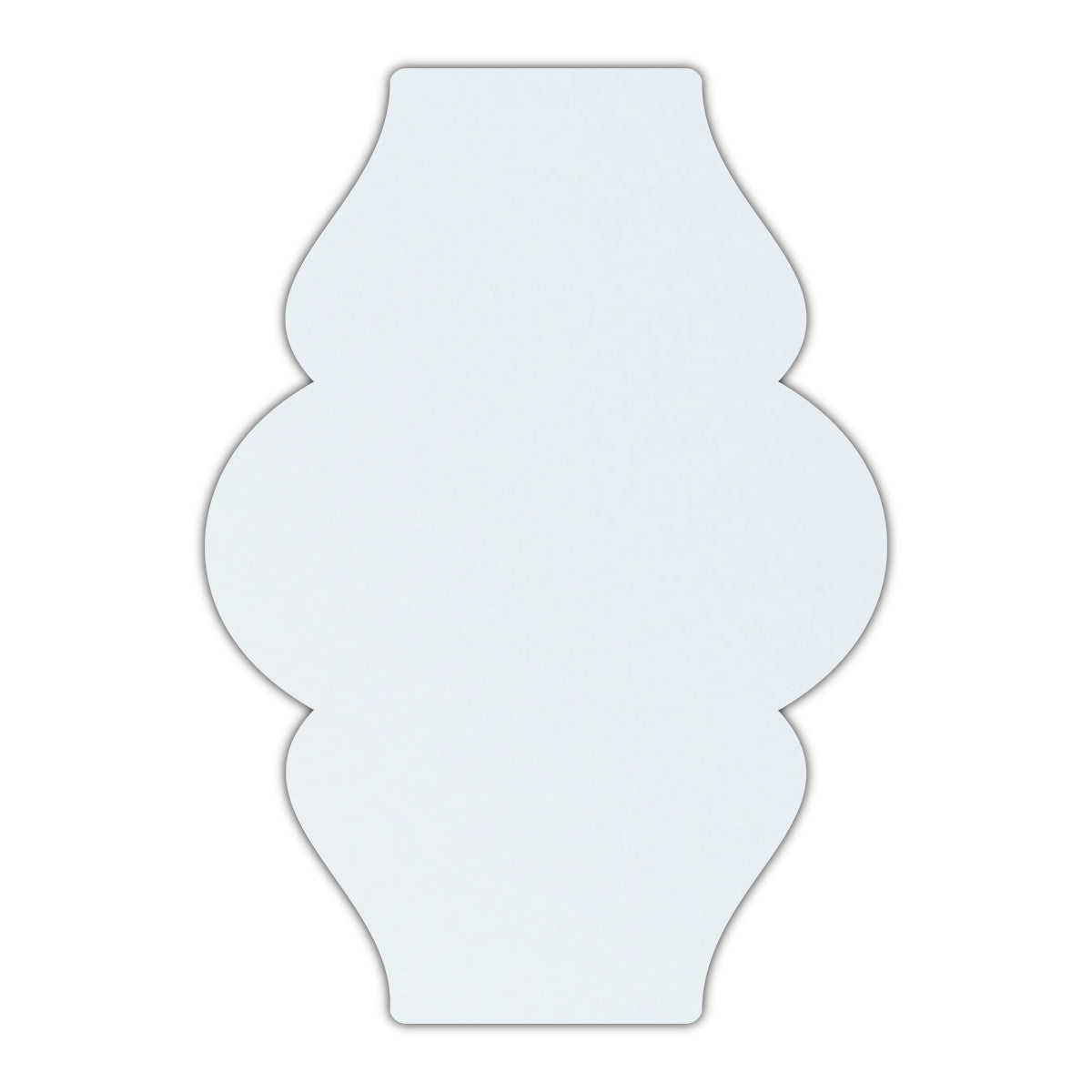 CMYK Print on Shimmer Ice Silver Cardstock | Shape P6 | 5" x 7"