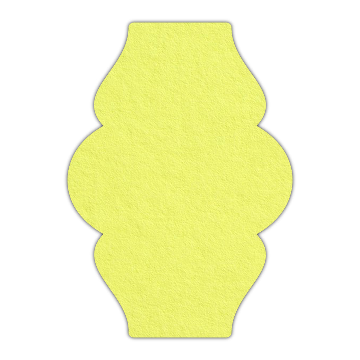 CMYK Print on Key Lime Cardstock | Shape P6 | 3" x 4"