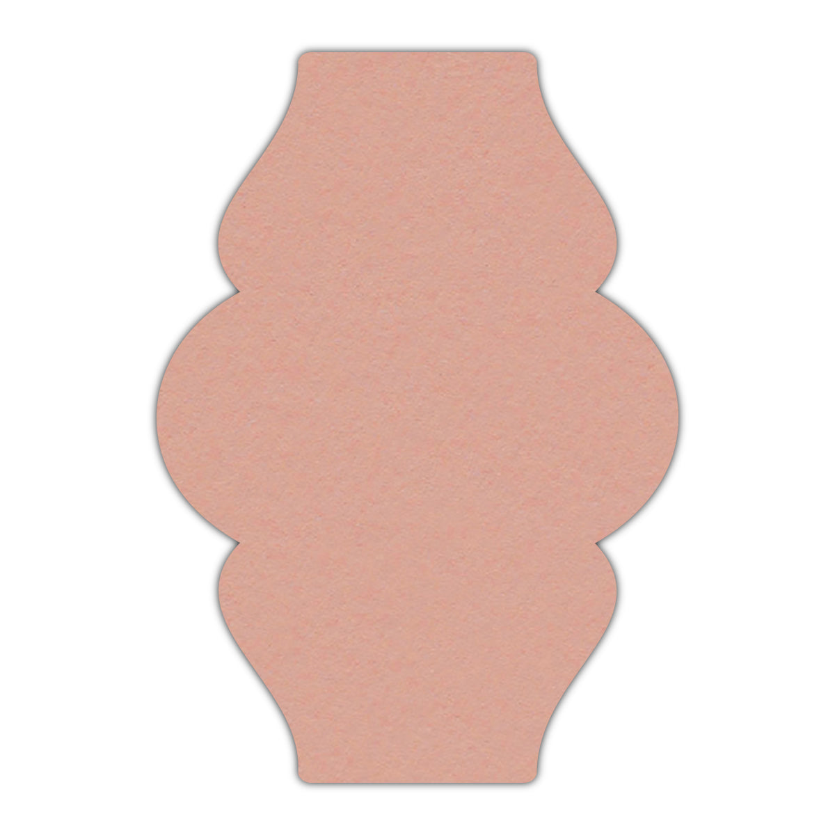 CMYK Print on Old Rose Cardstock | Shape P6 | 6" x 9"