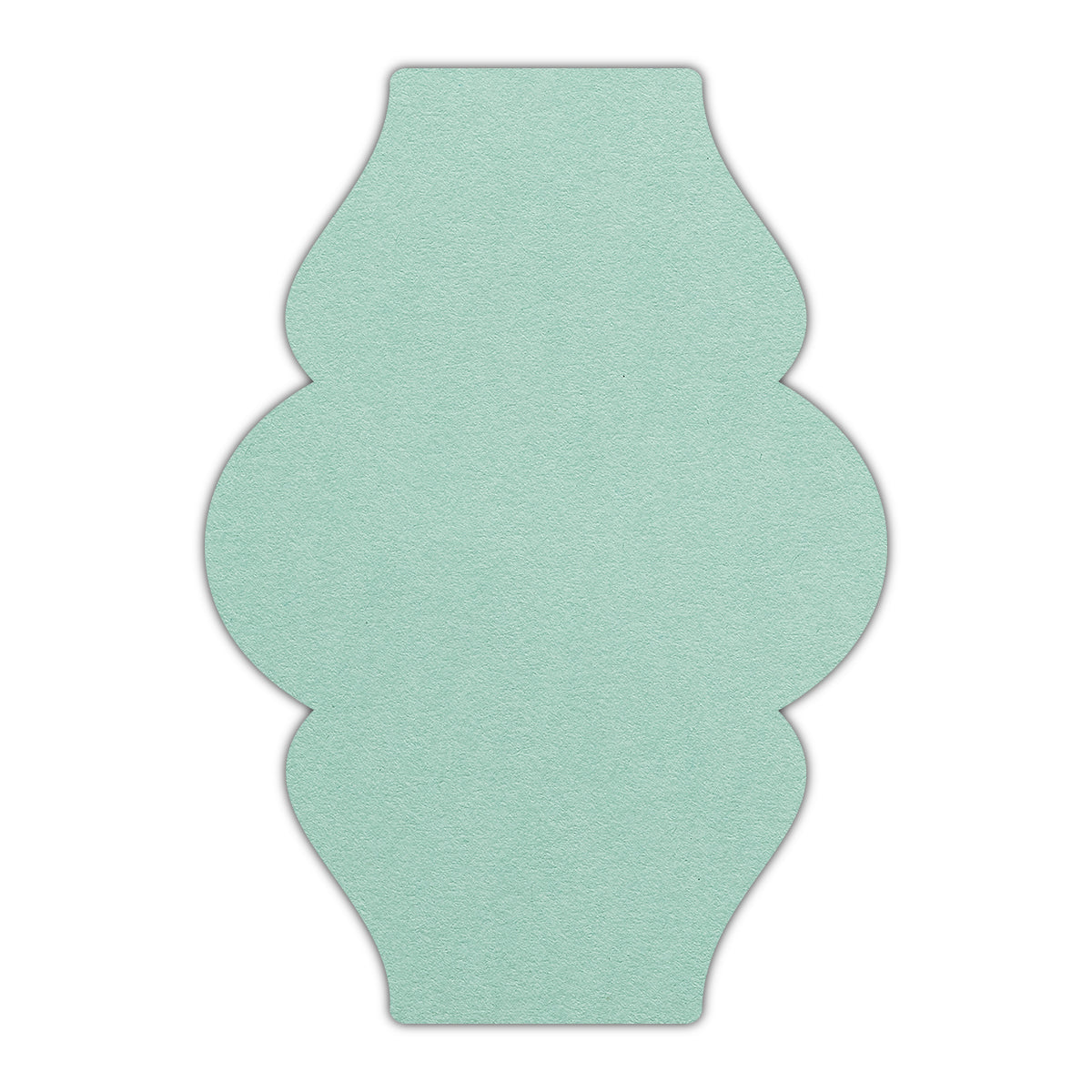 CMYK Print on Park Green Cardstock | Shape P6 | 5.5" x 8.5"