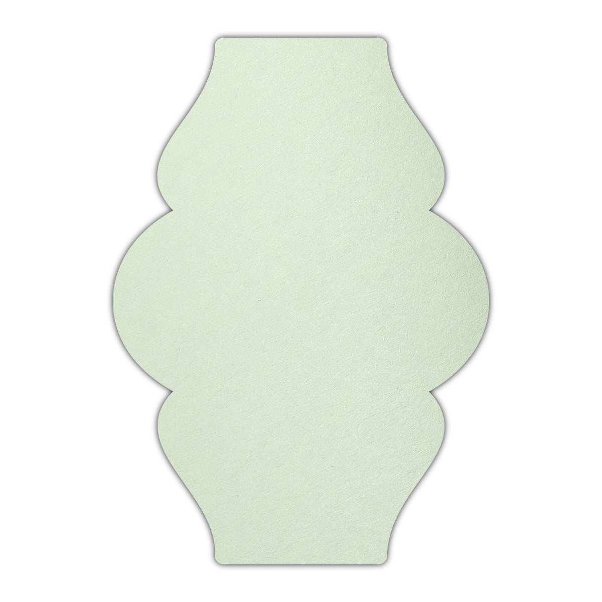 CMYK Print on Pistachio Cardstock | Shape P6 | 5" x 7"
