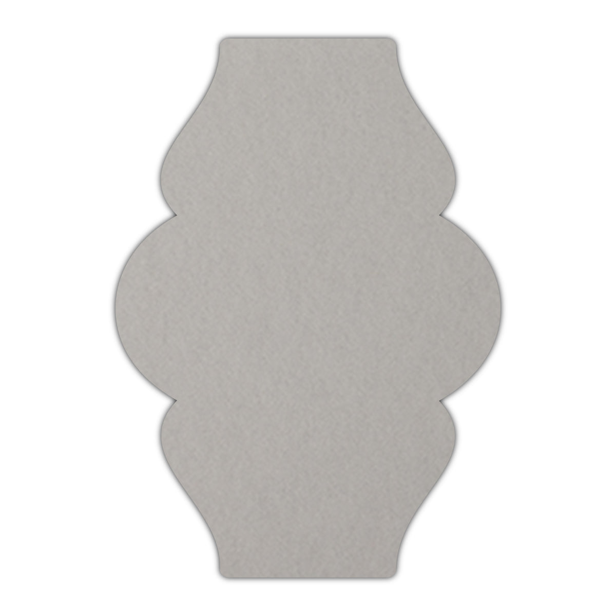 CMYK Print on Real Grey Cardstock | Shape P6 | 2" x 3"