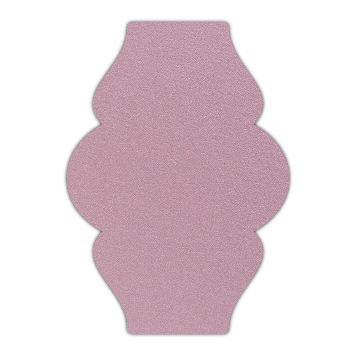 CMYK Print on Shimmer Rose Gold Cardstock | Shape P6 | 3" x 5"