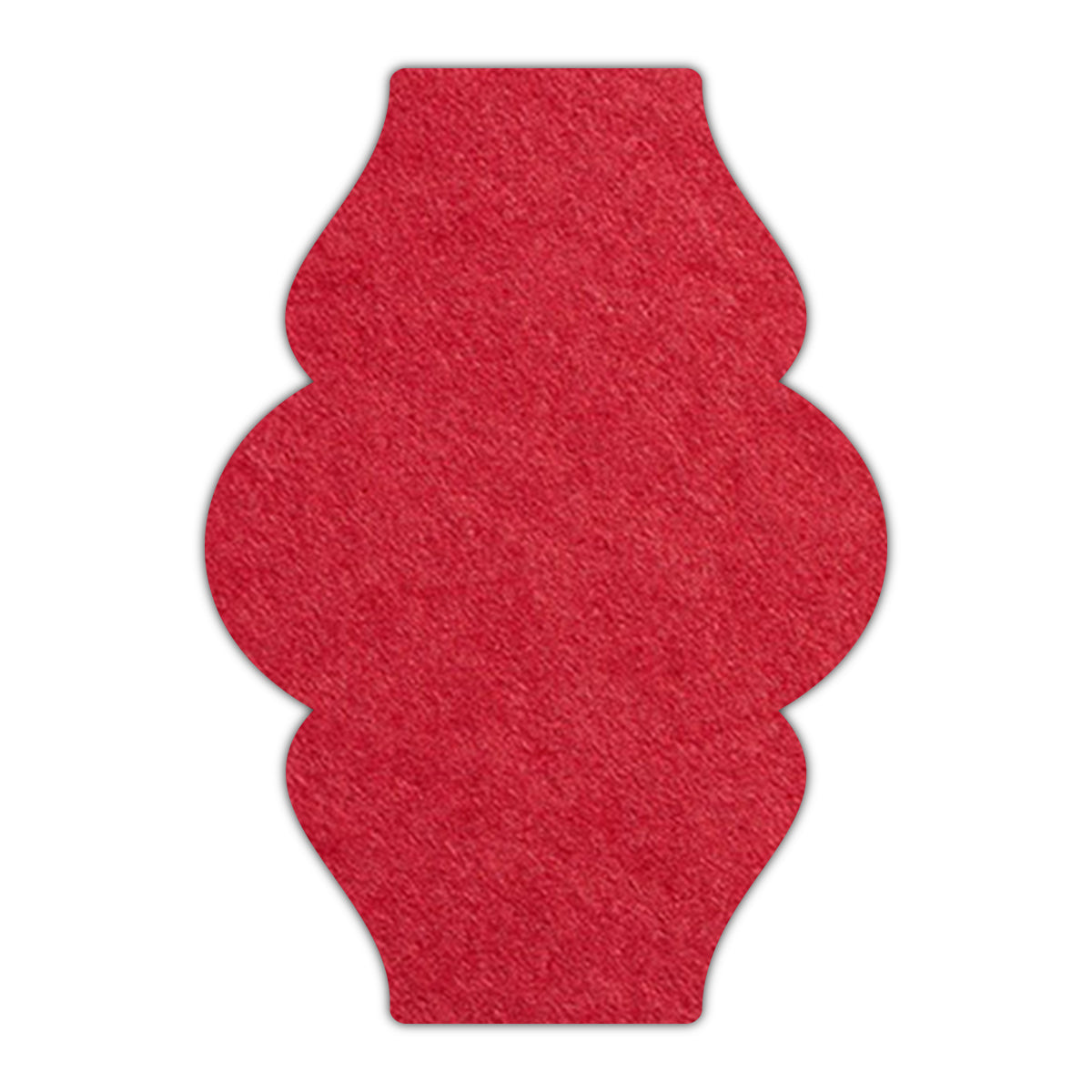 CMYK Print on Scarlet Red Cardstock | Shape P6 | 11" x 17"