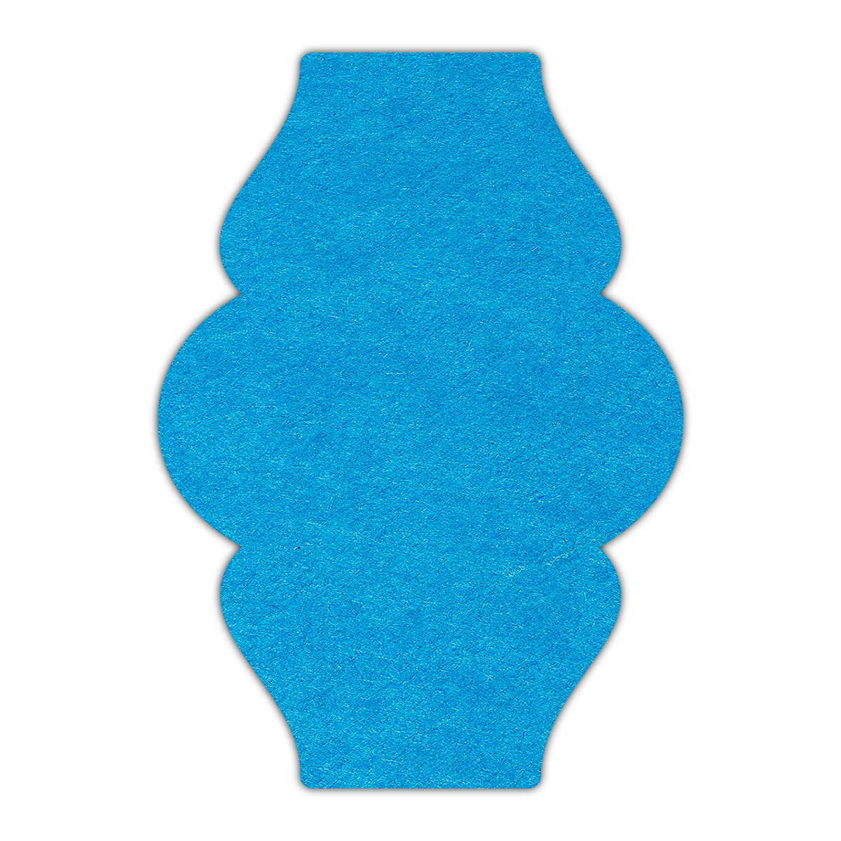CMYK Print on Tabriz Blue Cardstock | Shape P6 | 3" x 5"