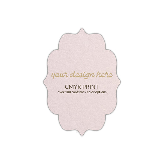 Shape P70 Diecut Card | CMYK Print | 2.5" x 3.5"