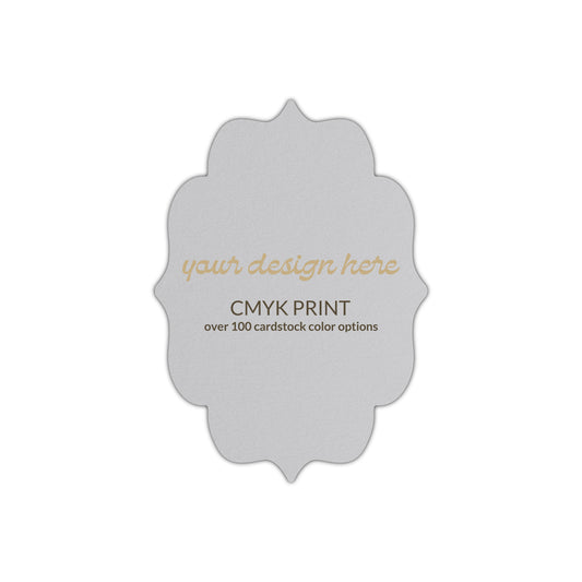 Shape P70 Diecut Card | CMYK Print | 2" x 3.5"