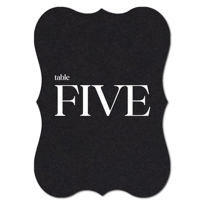 Individually Personalized Wedding Prints on Diecut Cardstock - Shape P70