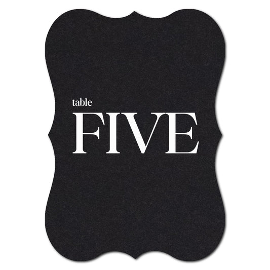 Individually Personalized Wedding Prints on Diecut Cardstock - Shape P70