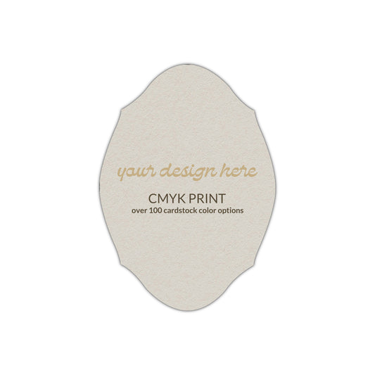 Shape P71 Diecut Card | CMYK Print | 2.5" x 3.5"