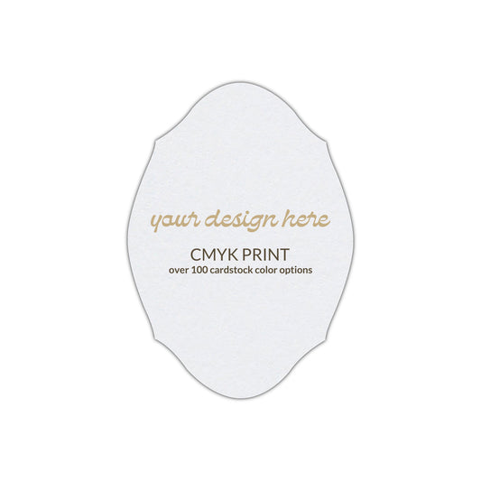 Shape P71 Diecut Card | CMYK Print | 6" x 9"