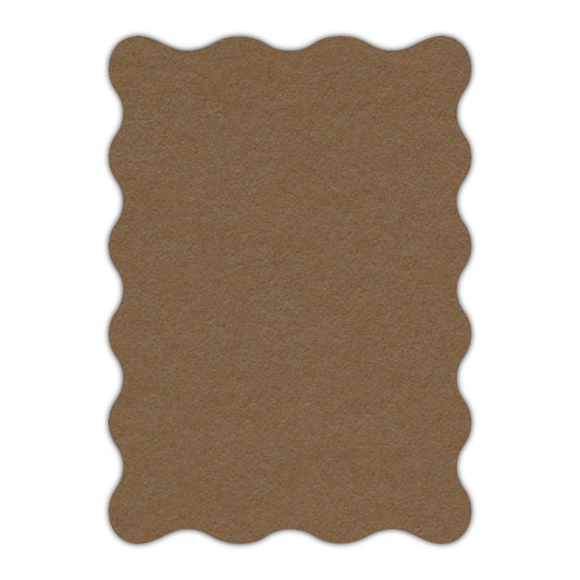 CMYK Print on Cappuccino Cardstock | Shape P73 | 3.5" x 5"