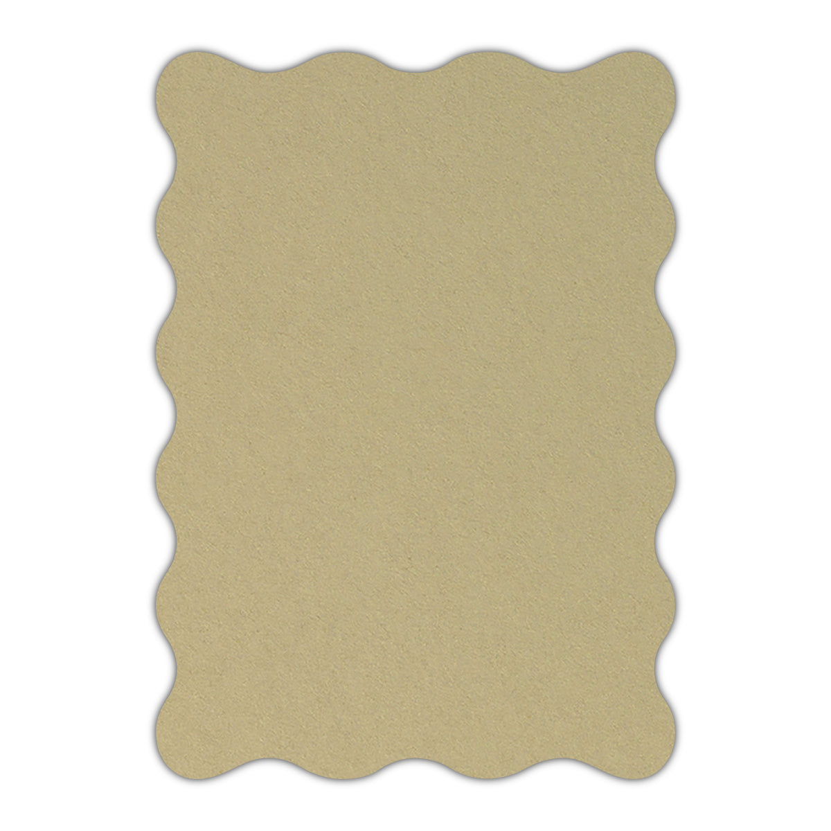 CMYK Print on Shimmer Champagne Cardstock | Shape P73 | 6" x 9"