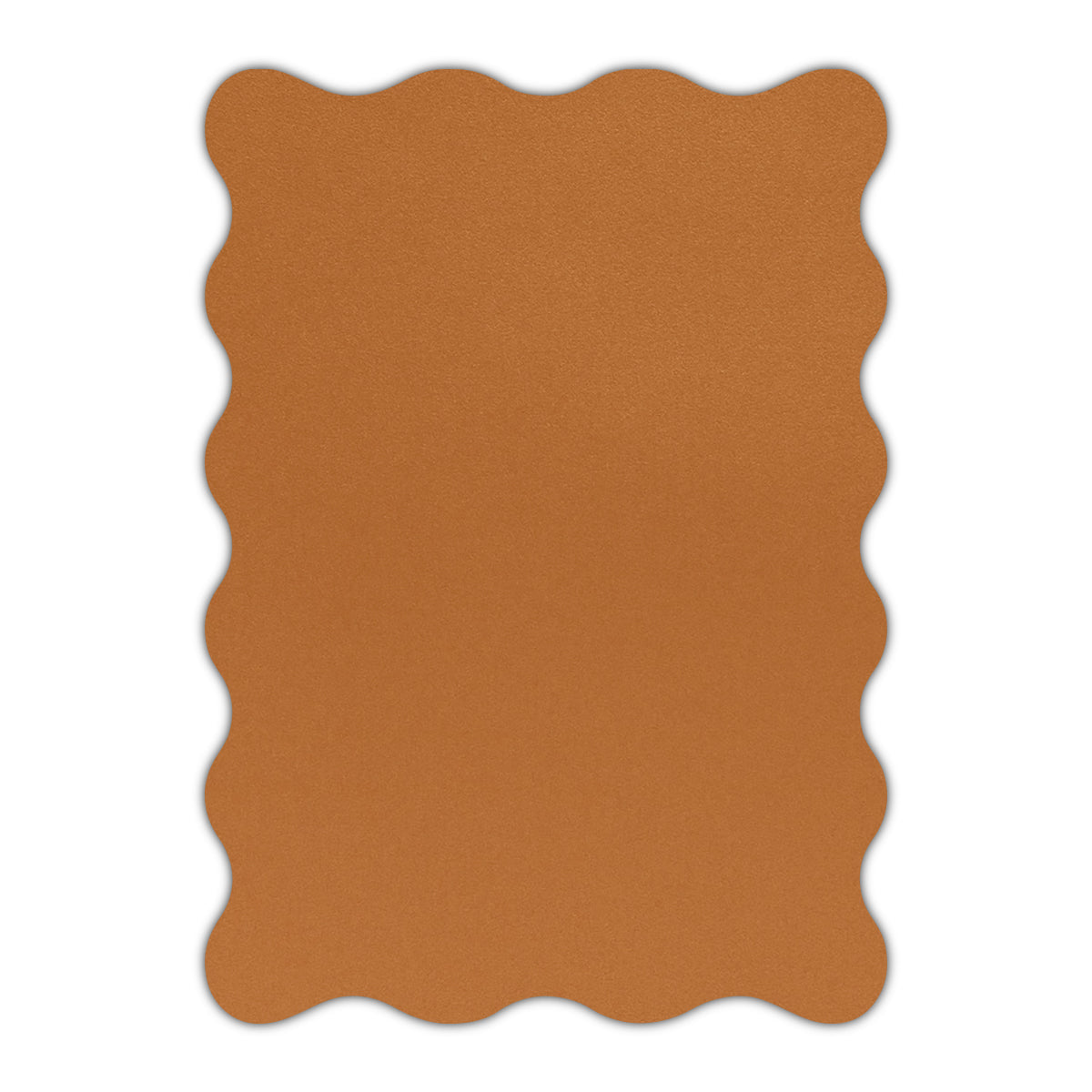 CMYK Print on Shimmer Copper Cardstock | Shape P73 | 3" x 5"