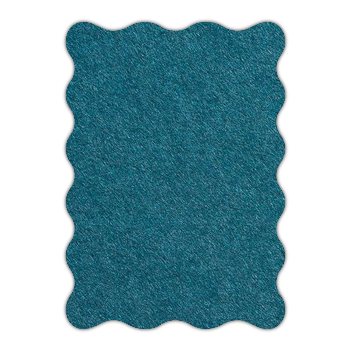 CMYK Print on Dark Teal Blue Cardstock | Shape P73 | 4.25" x 5.5"