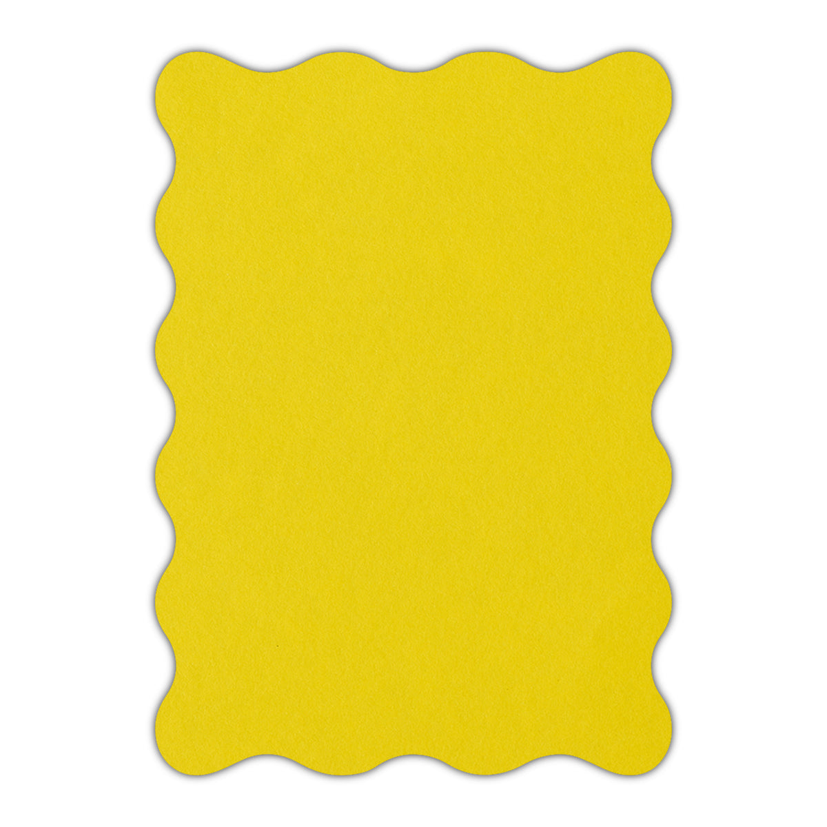 CMYK Print on Factory Yellow Cardstock | Shape P73 | 3" x 4"