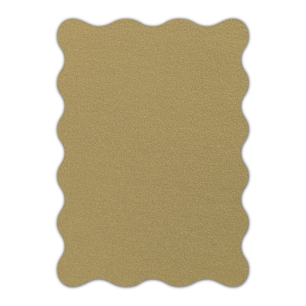 CMYK Print on Shimmer Gold Leaf Cardstock | Shape P73 | 3" x 5"