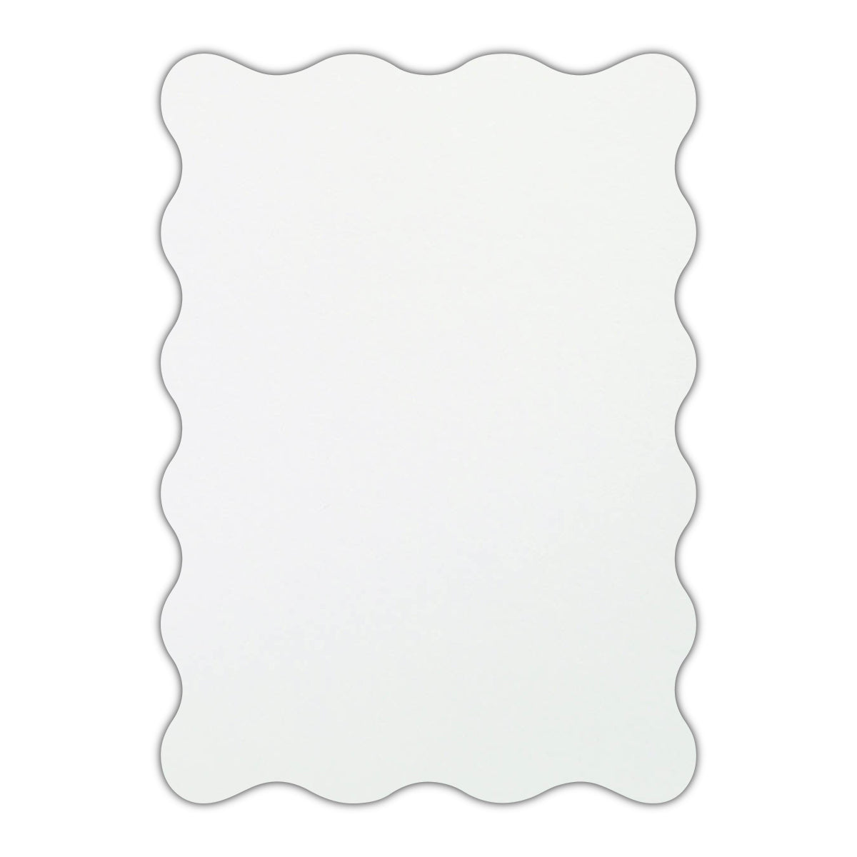 CMYK Print on Shimmer Ice Gold Cardstock | Shape P73 | 2" x 3"