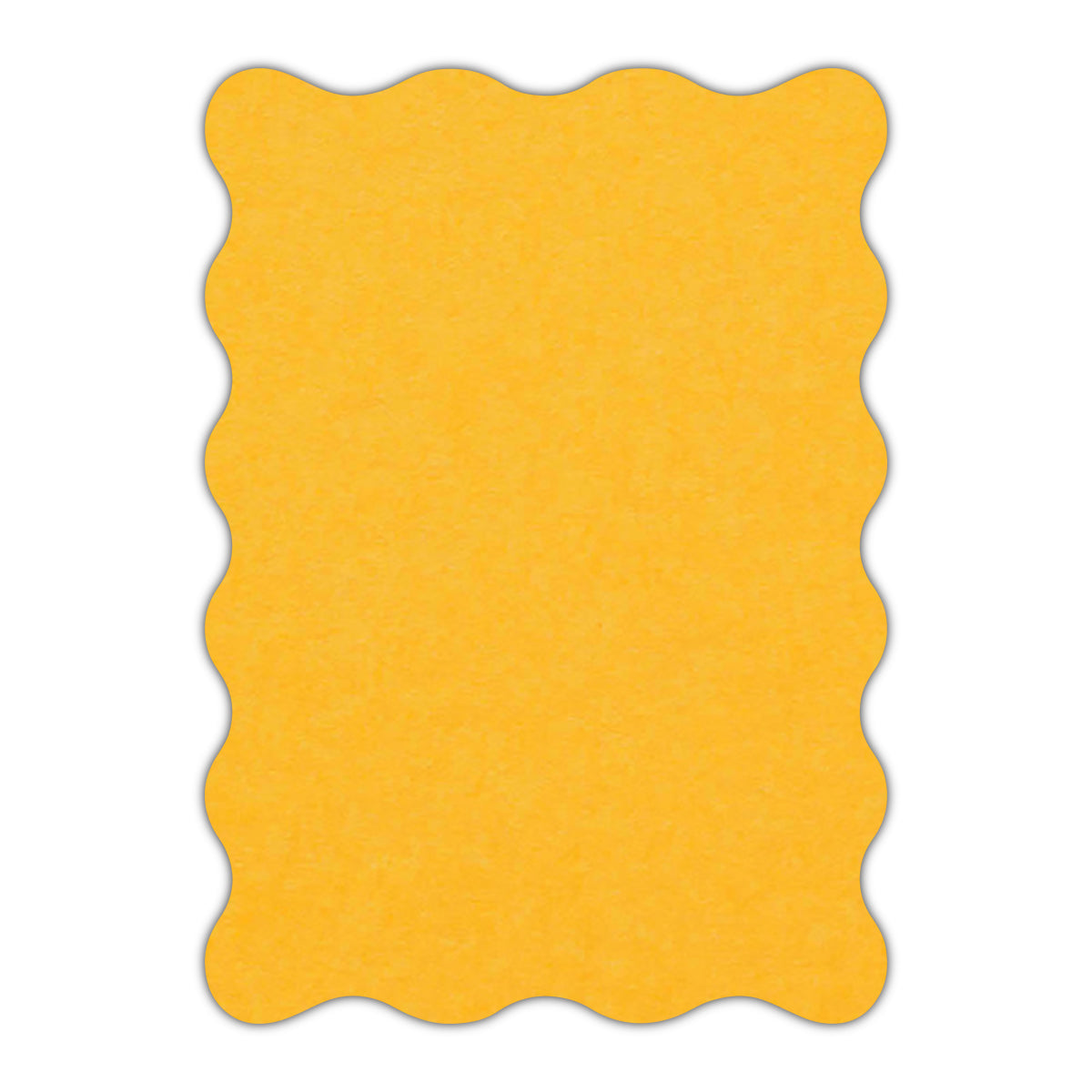 CMYK Print on Indian Yellow Cardstock | Shape P73 | 11" x 14"