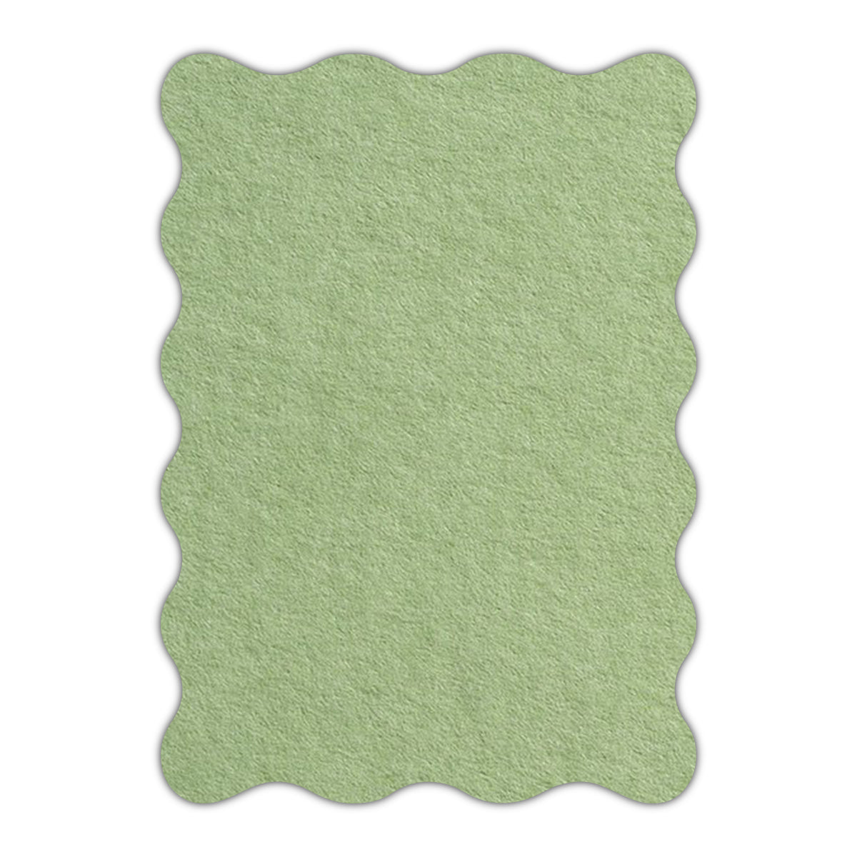 CMYK Print on Olive Green Cardstock | Shape P73 | 4.25" x 5.5"