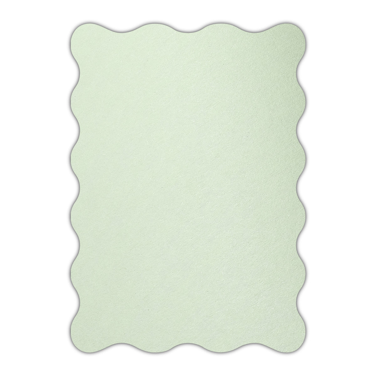 CMYK Print on Pistachio Cardstock | Shape P73 | 3" x 4"